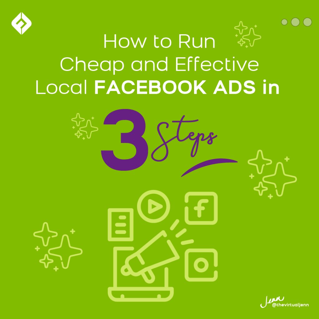 How to Run Cheap and Effective Local Facebook Ads in 3 Steps
