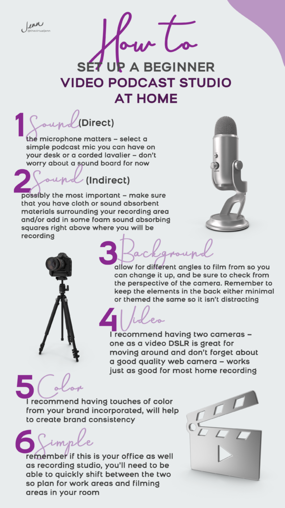 How to Set Up a Beginner Video Podcast Studio at Home