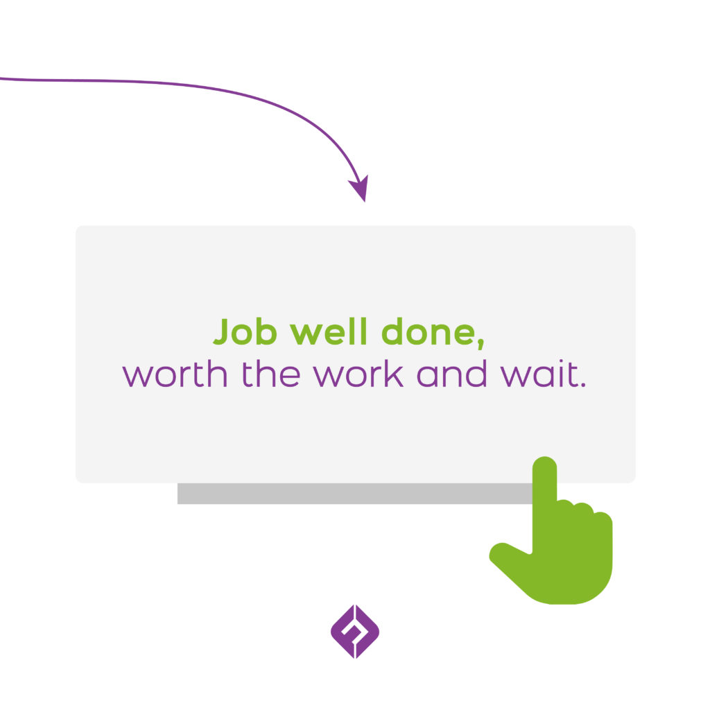 Job well done, worth the work and wait. - Jenn Neal on lead generation strategies