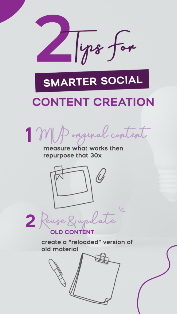 2 Tips for Smarter Social Content Creation
