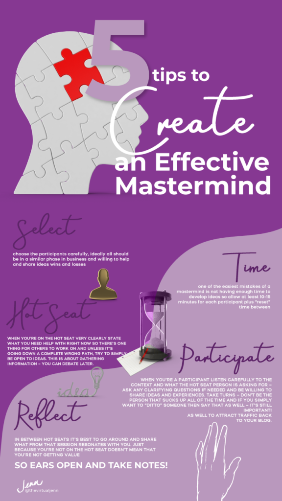 5 tips to create an effective mastermind
