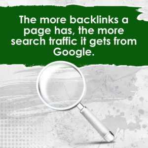 The more backlinks a page has, the more search traffic it gets from Google. - Jenn Neal on backlinks in digital marketing