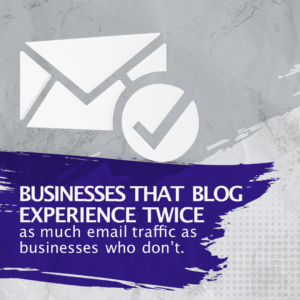 Businesses that blog experience twice as much email traffic as businesses who don’t. - Guest blogging opportunities with Jenn Neal